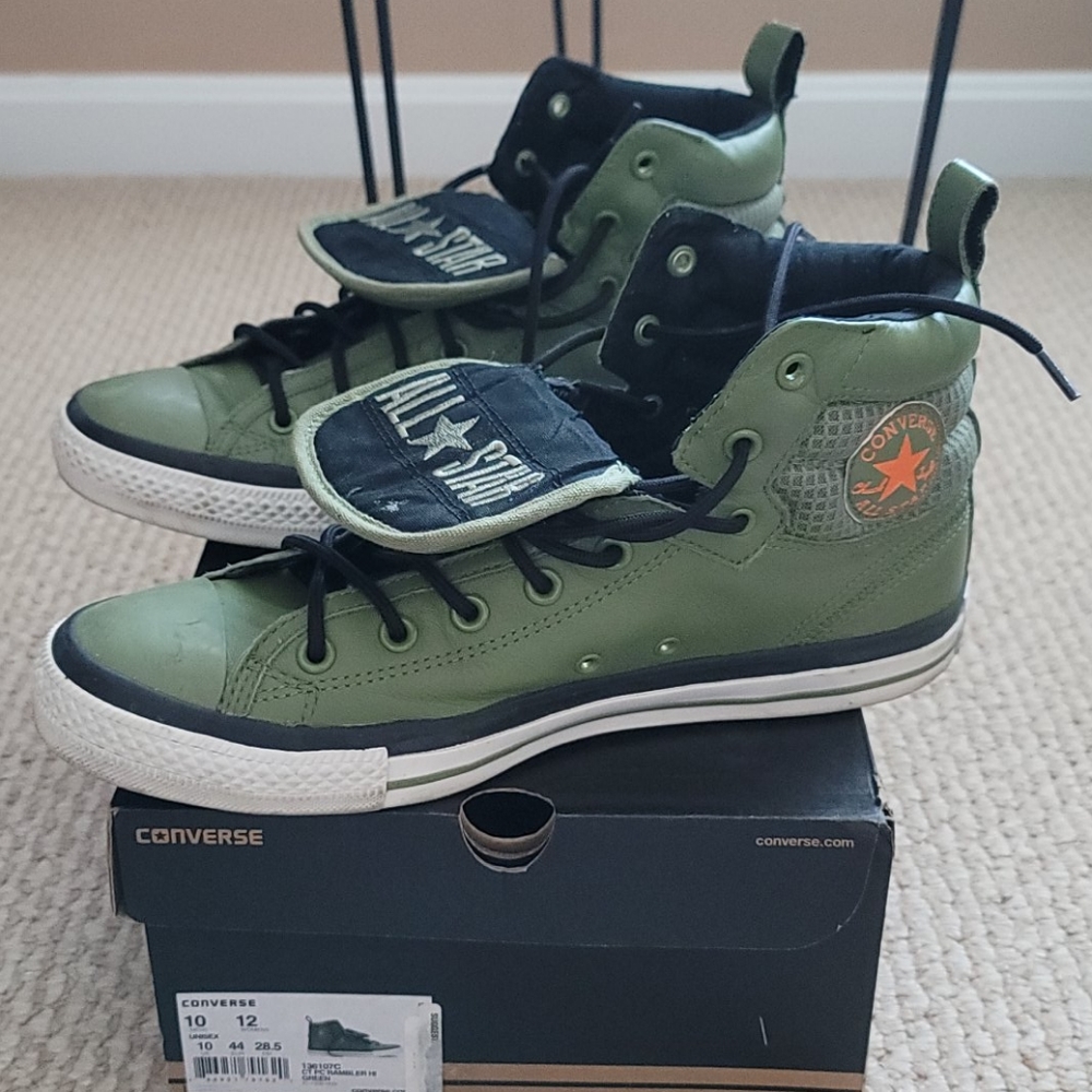Converse all star rambler HI green
